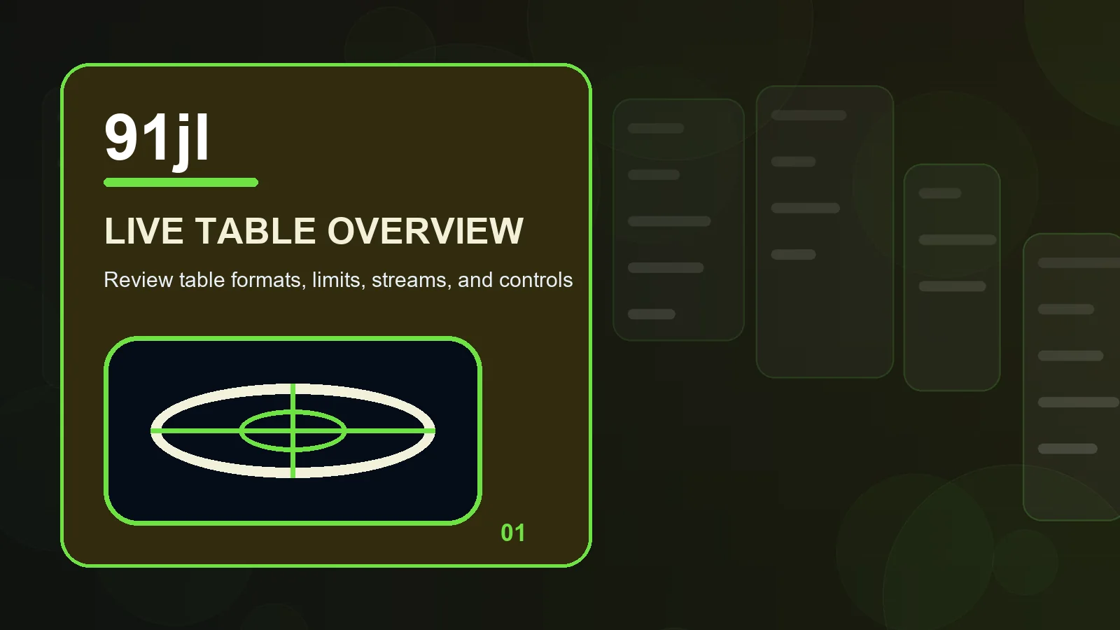 91jl live casino full-width visual guide 1